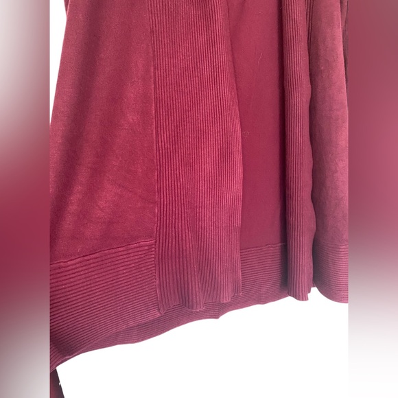 Marciano Berry Purple Open Front Long Cardigan - Size XS - Picture 4 of 6